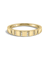 Squares Ring & White Diamonds